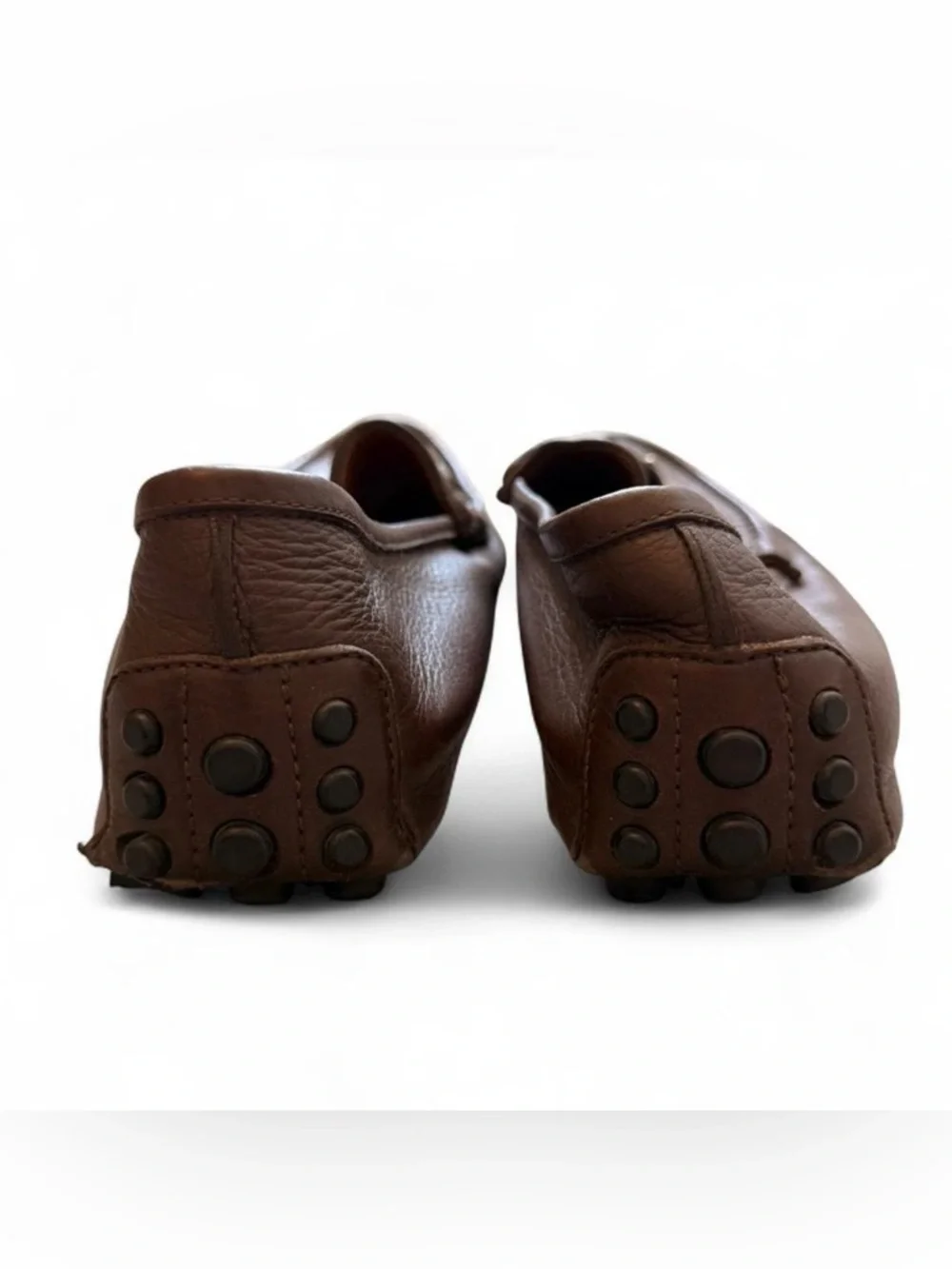 Vintage Gucci Brown Leather Loafers with Horsebit Detail - Picture 5 of 7